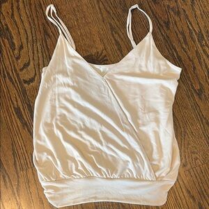 Elegant Cream Sleeveless Top